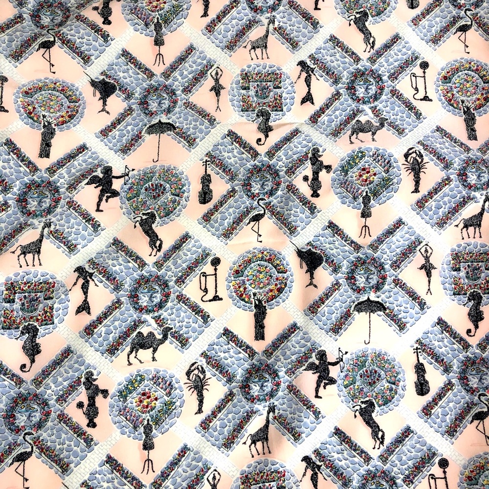 100% silk scarf
